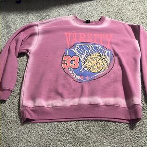 A varsity sweatshirt from target